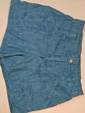 Old Navy Blue High-Waist Casual Women's Shorts